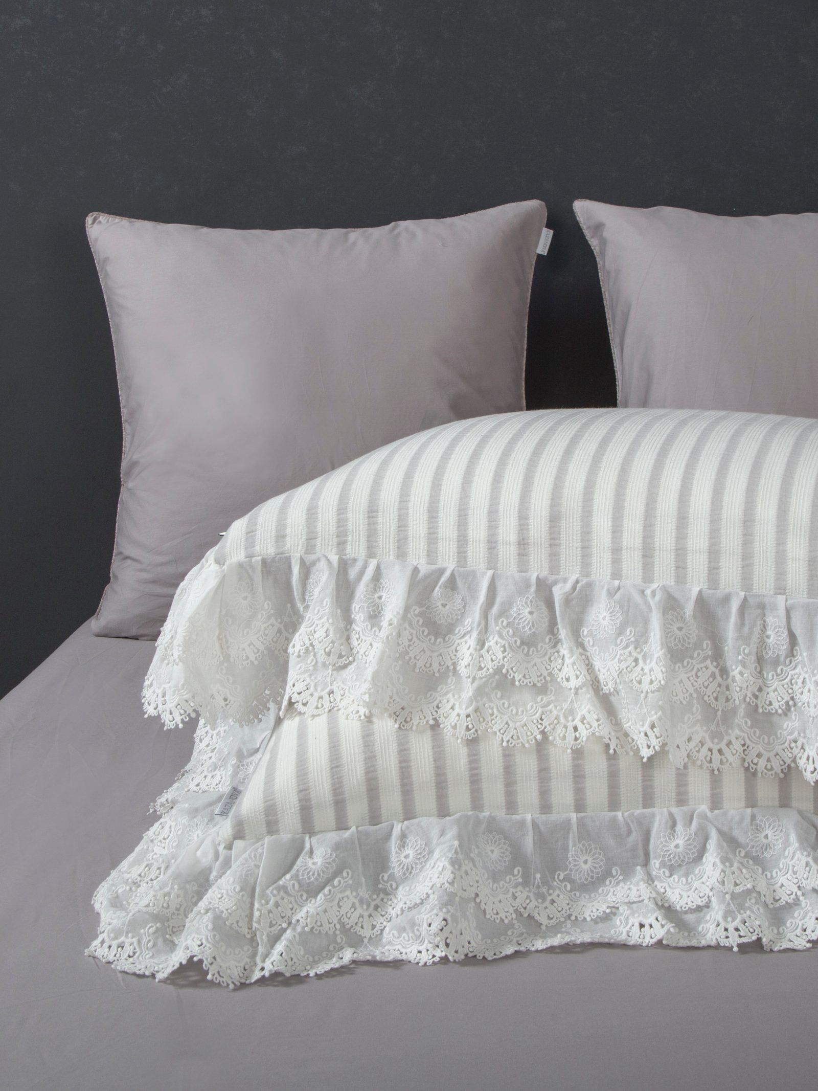 Stripe Muslin Серебро платина