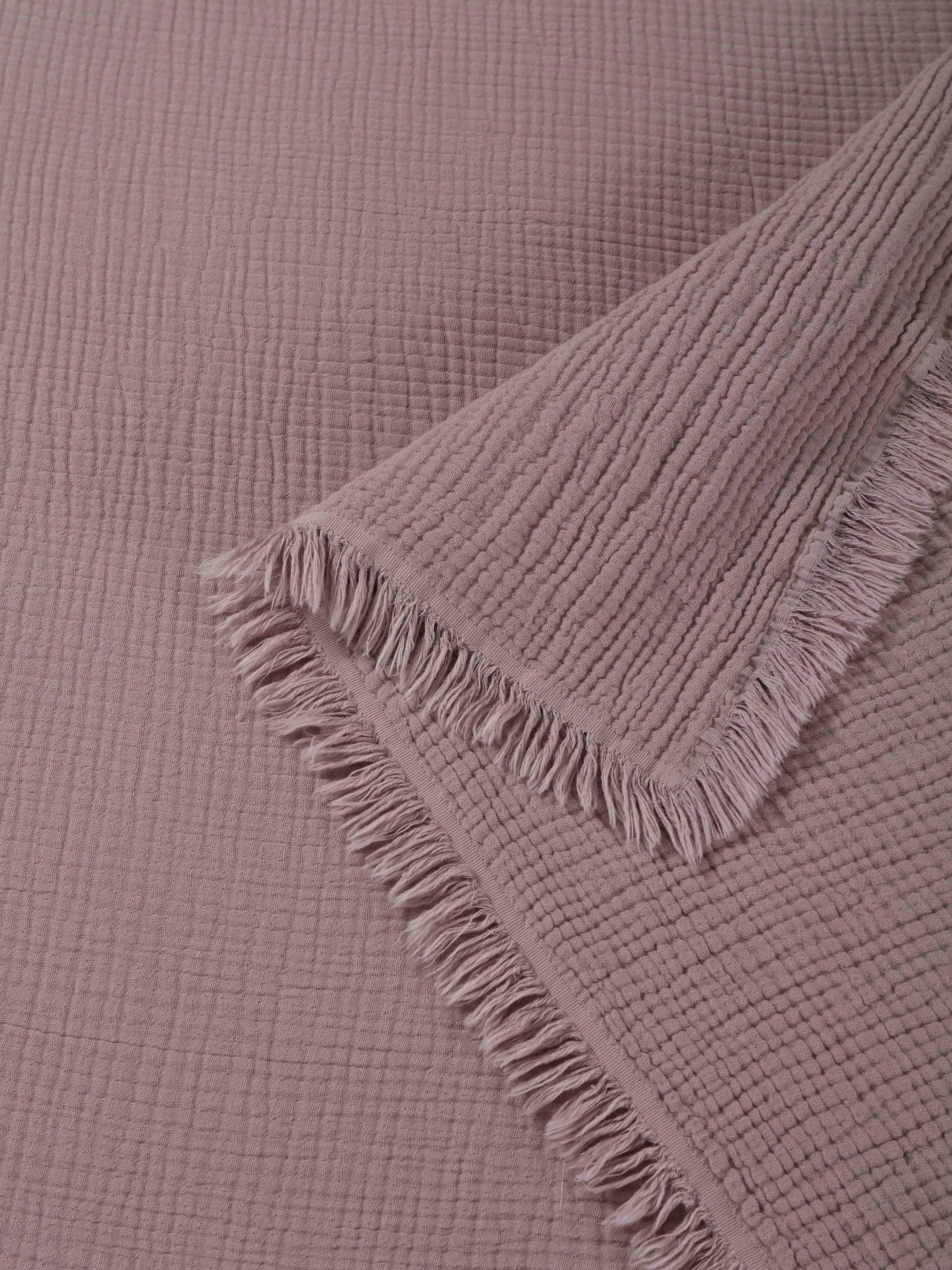 Stonewash Muslin (пыльная роза) комплект с покрывалом