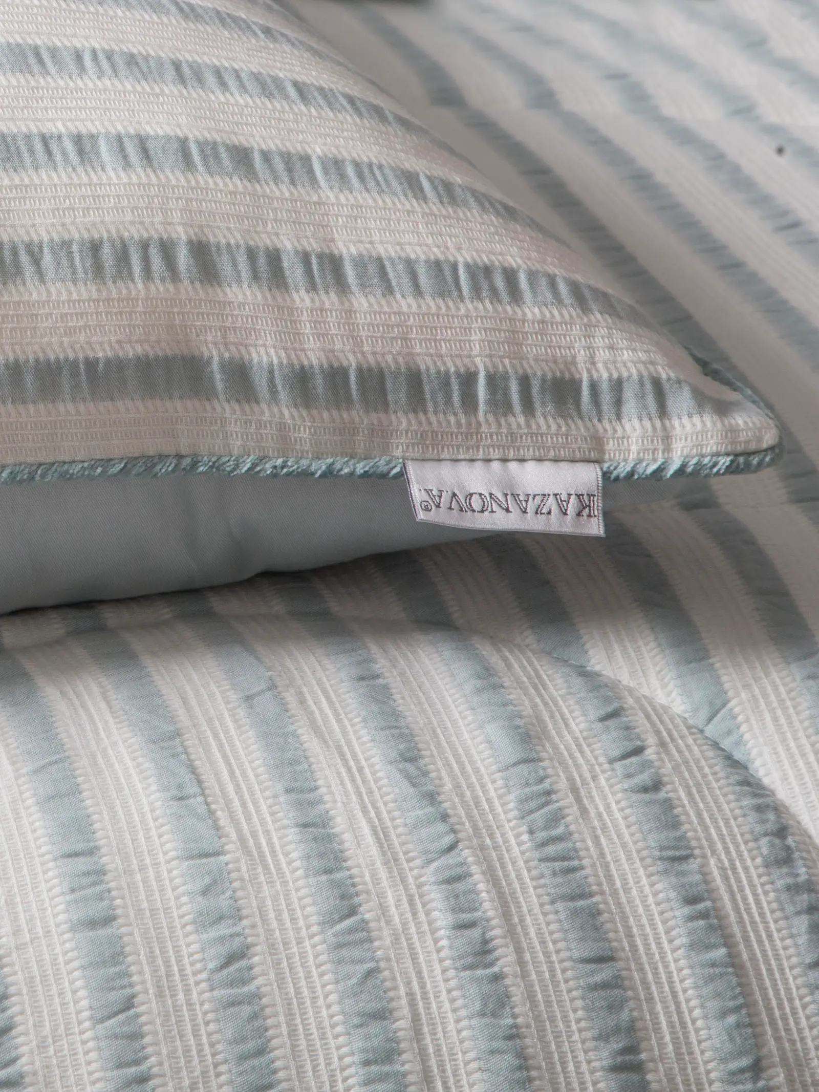 Stripe Muslin Голубое серебро