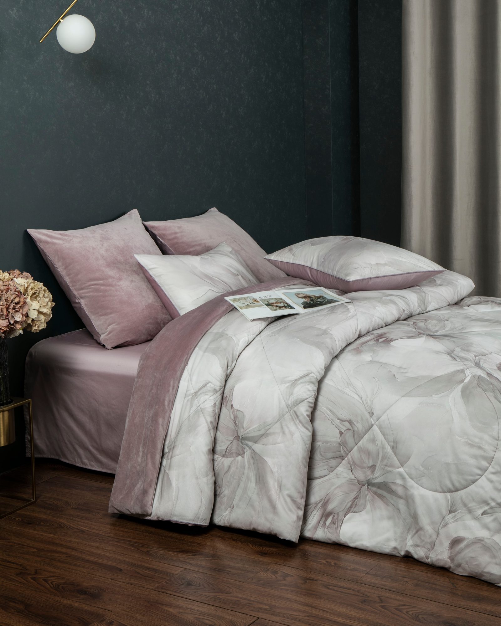 «Dolce Fiore АВС Egypt Cotton» Вуаль пепельная орхидея
