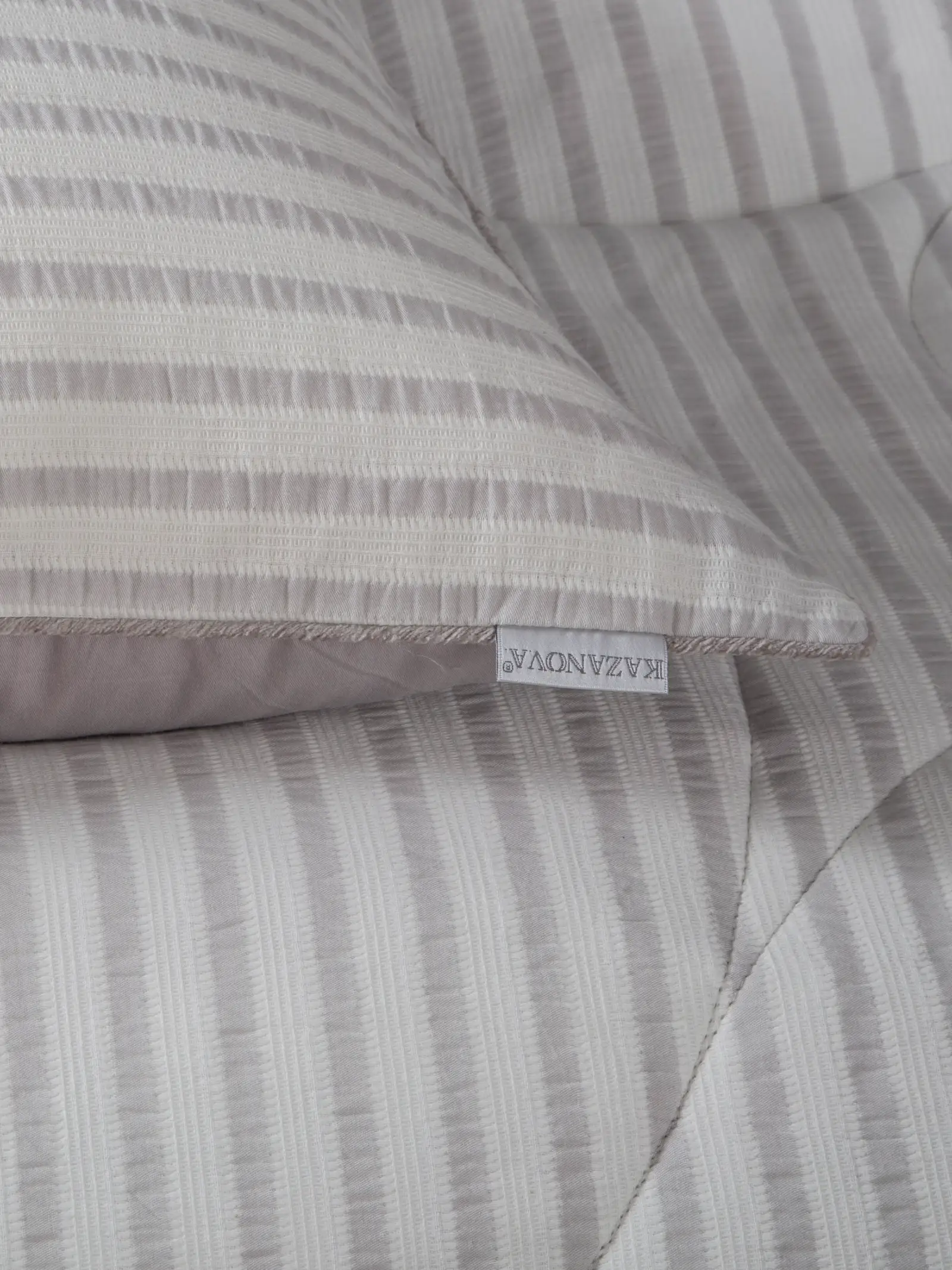 Stripe Muslin Серебро платина
