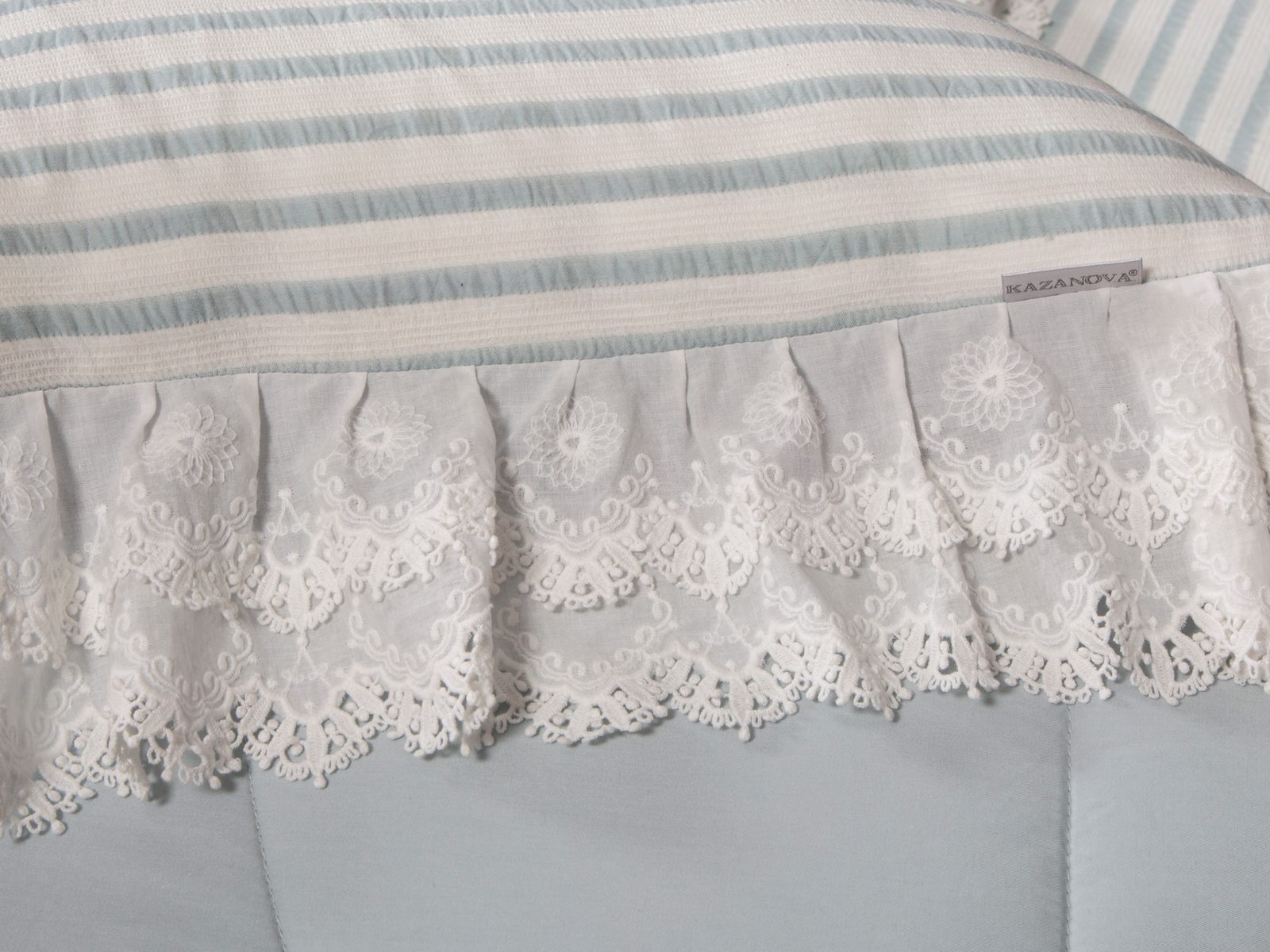 Stripe Muslin Голубое серебро
