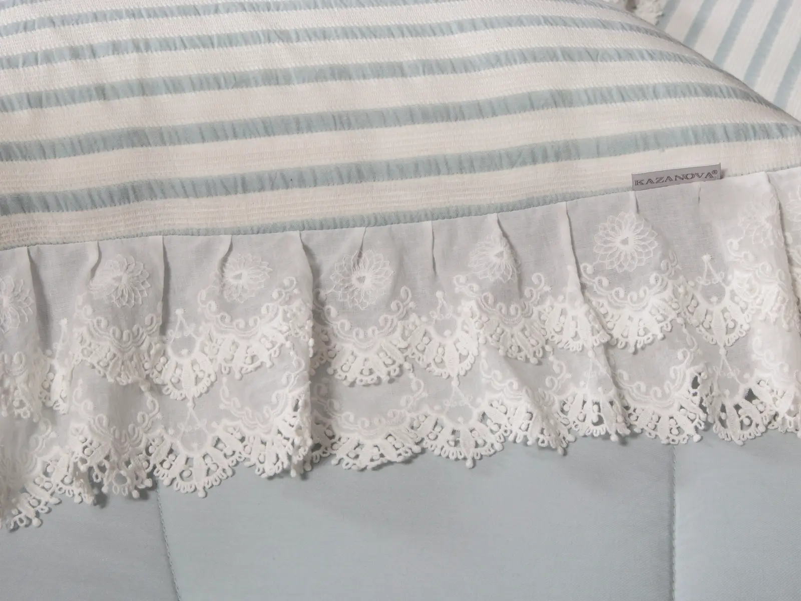 Stripe Muslin Голубое серебро