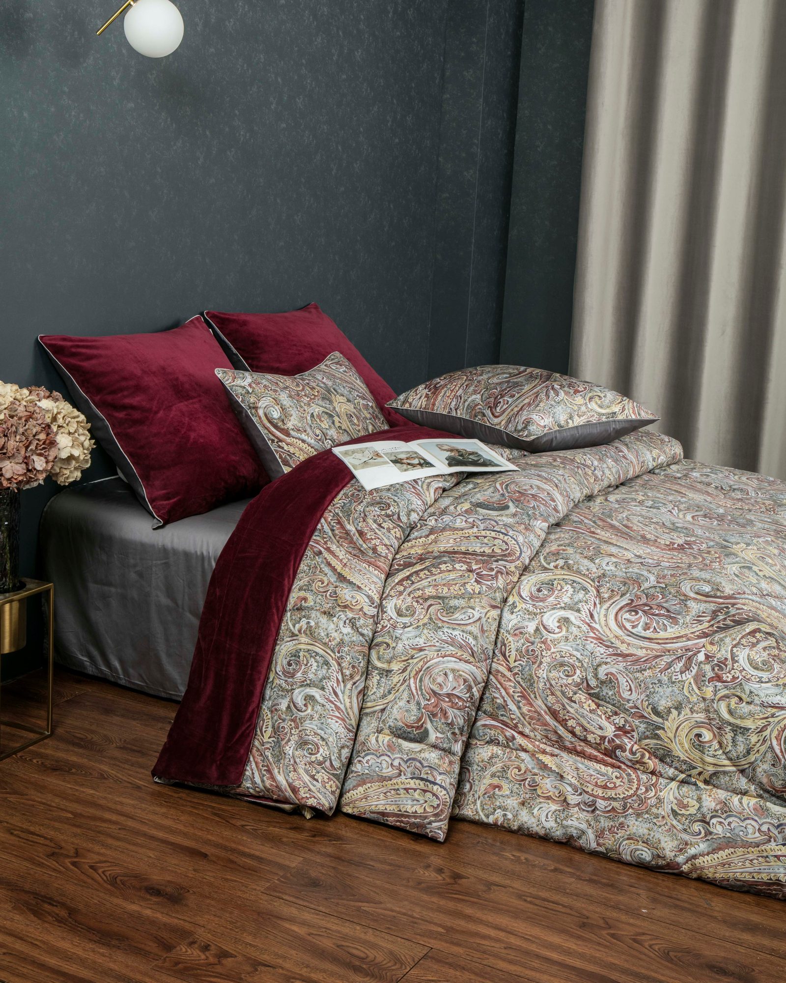 «Dolce Fiore АВС Egypt Cotton» Агра бургунд платина