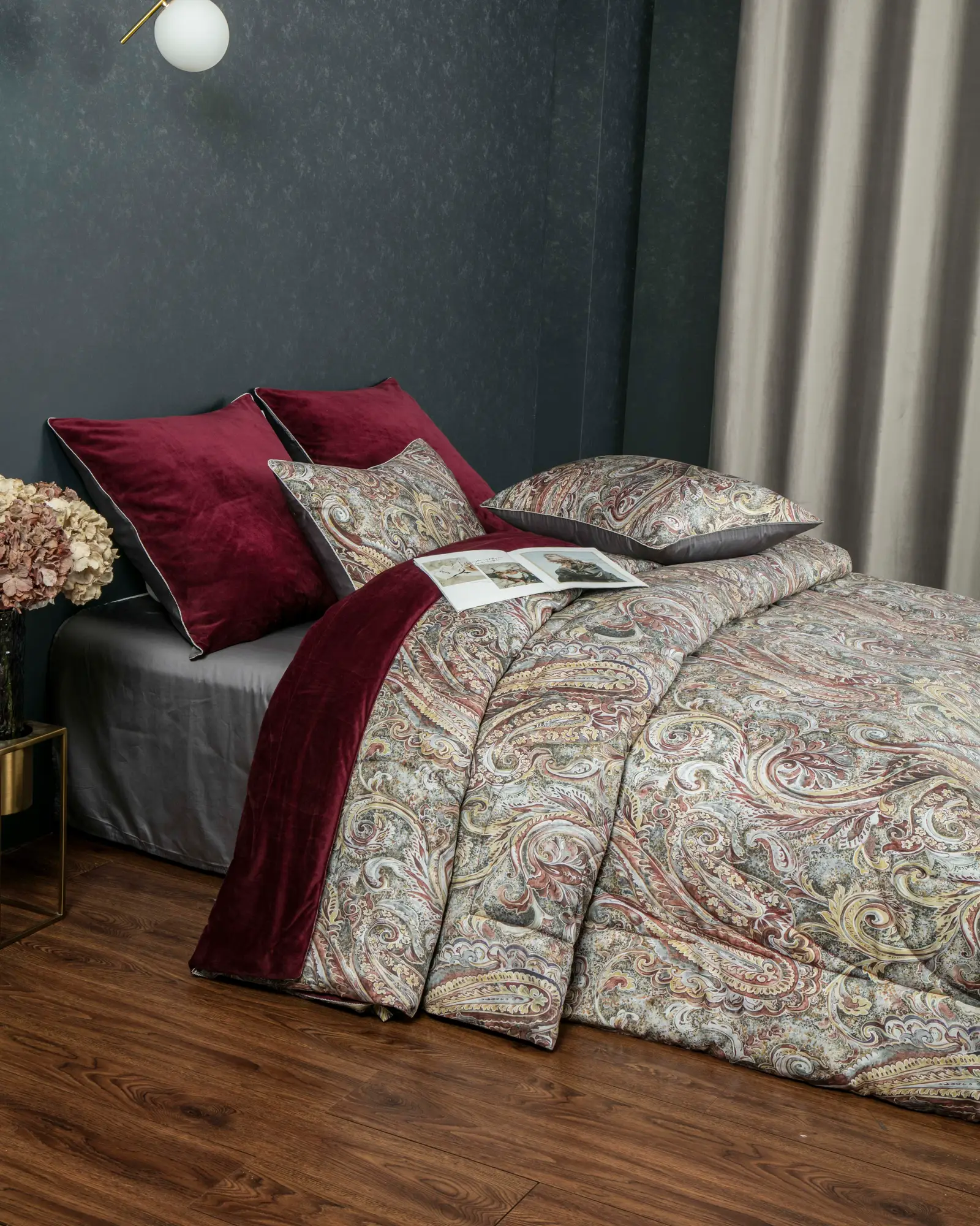 «Dolce Fiore АВС Egypt Cotton» Агра бургунд платина