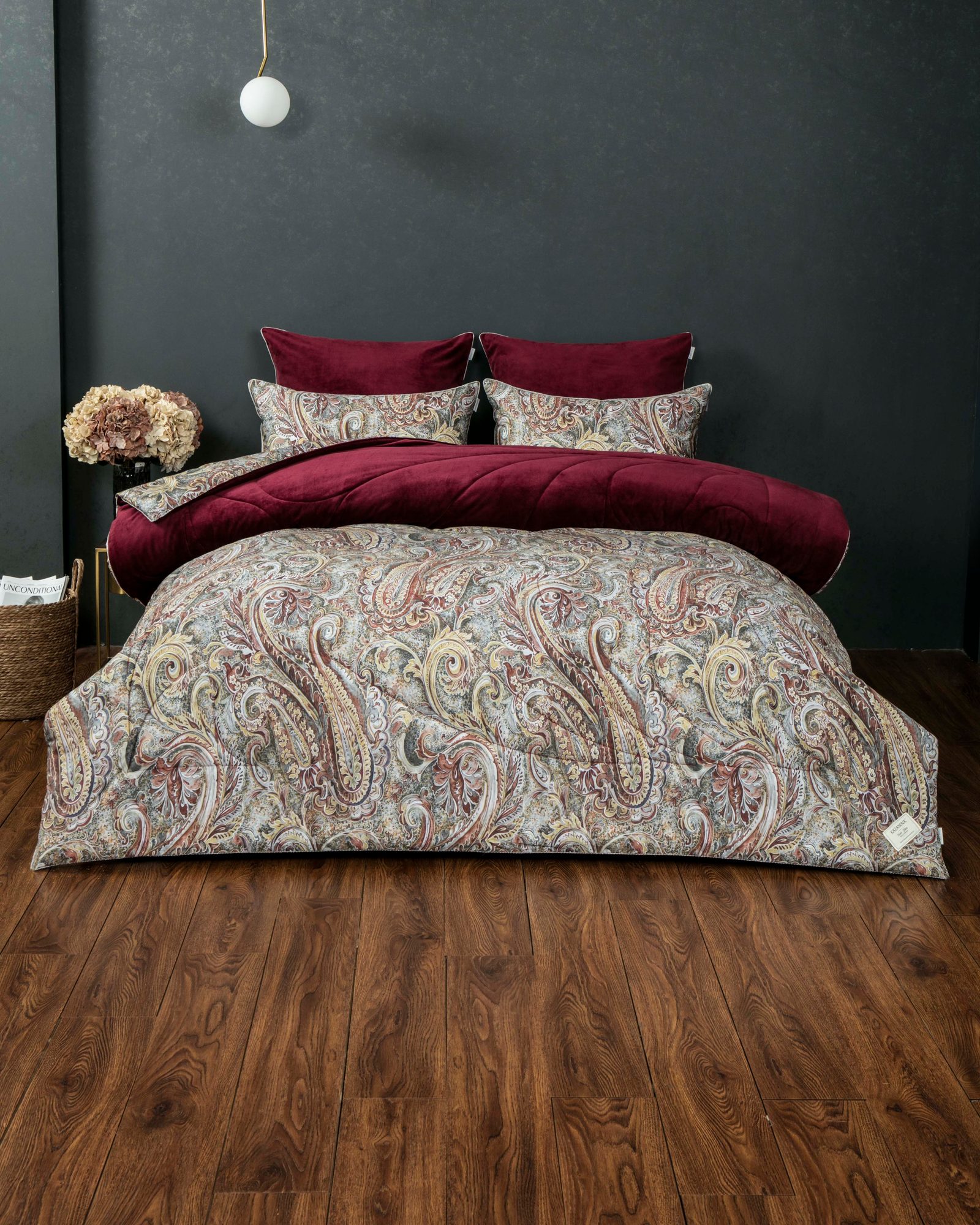 «Dolce Fiore АВС Egypt Cotton» Агра бургунд платина