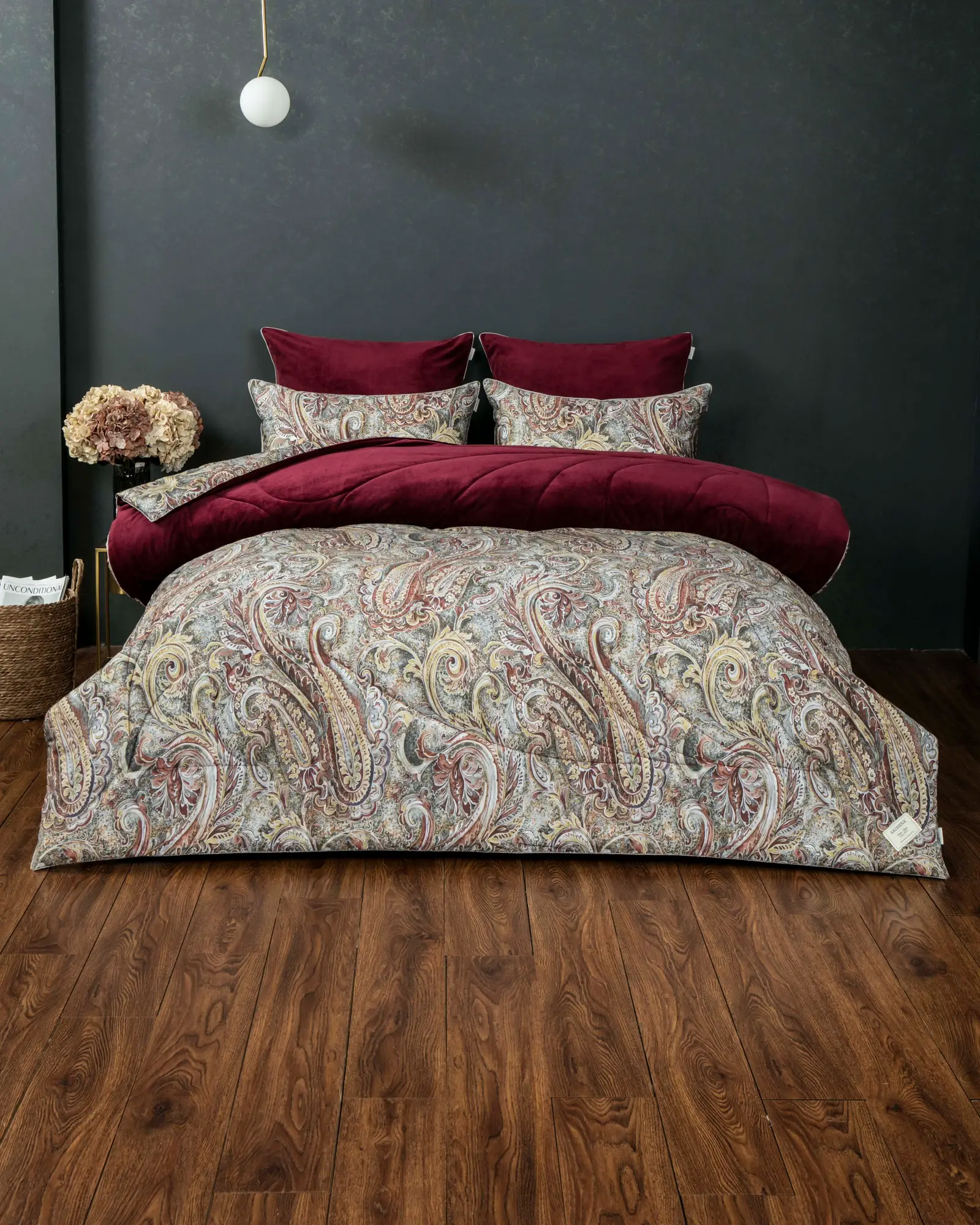 «Dolce Fiore АВС Egypt Cotton» Агра бургунд платина