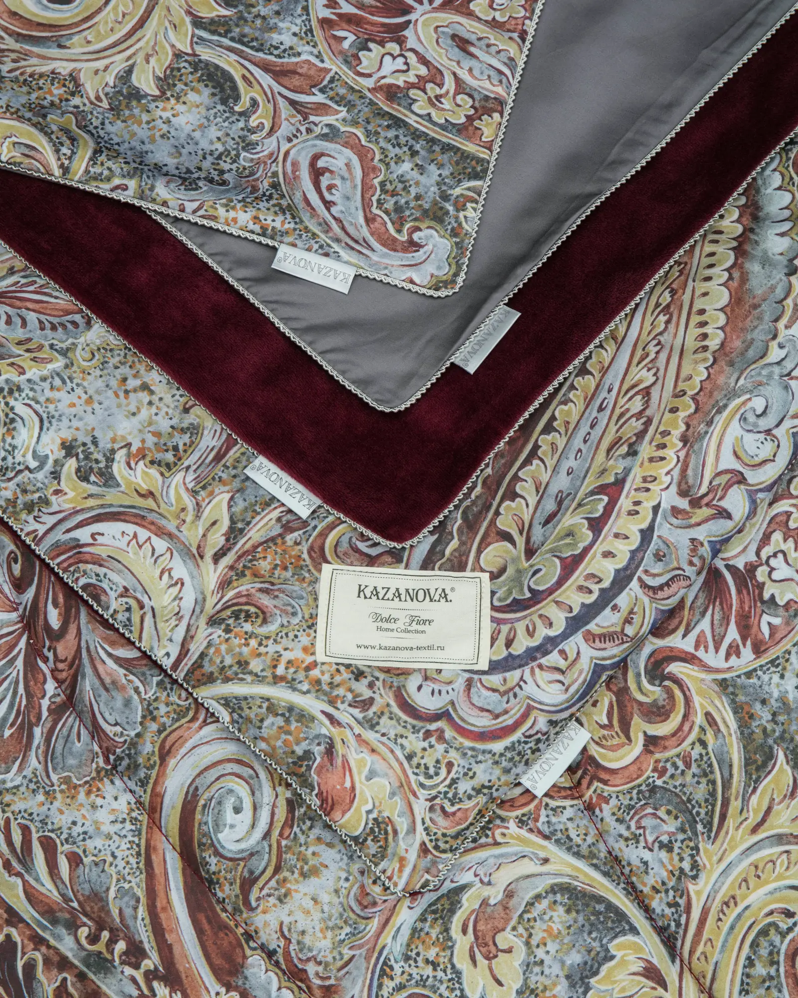 «Dolce Fiore АВС Egypt Cotton» Агра бургунд платина