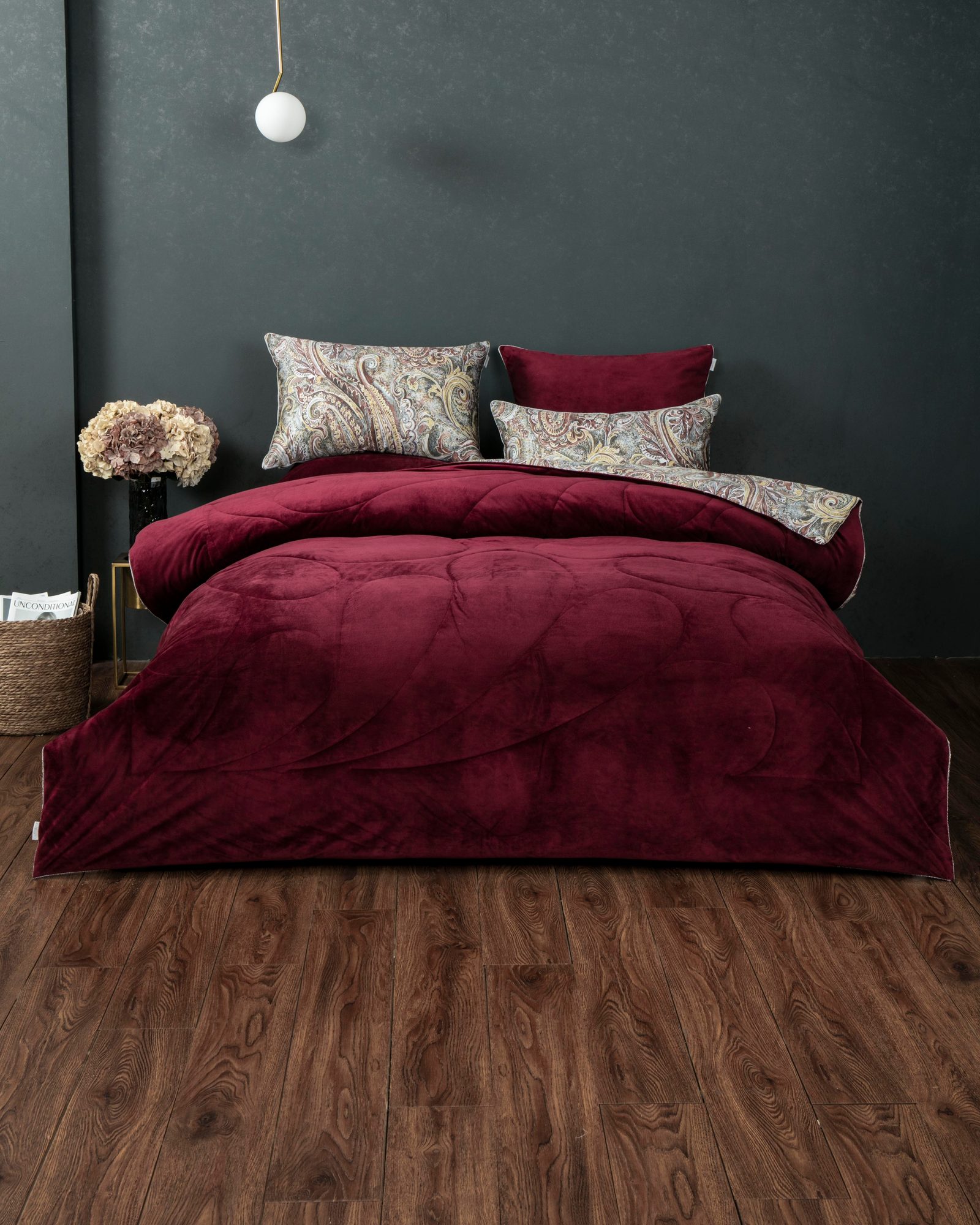 «Dolce Fiore АВС Egypt Cotton» Агра бургунд платина
