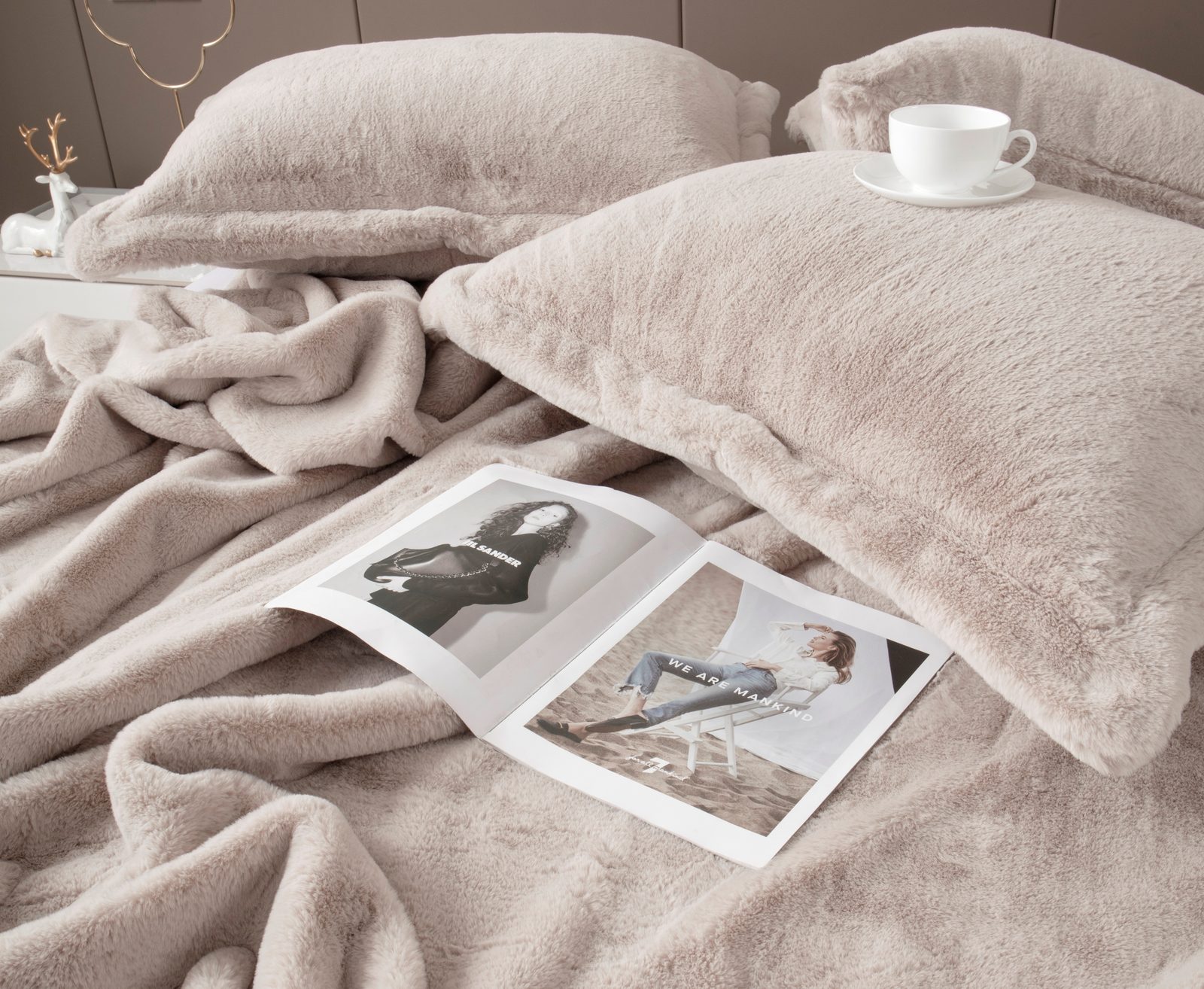 « Rabbit Fur Collection » Экрю