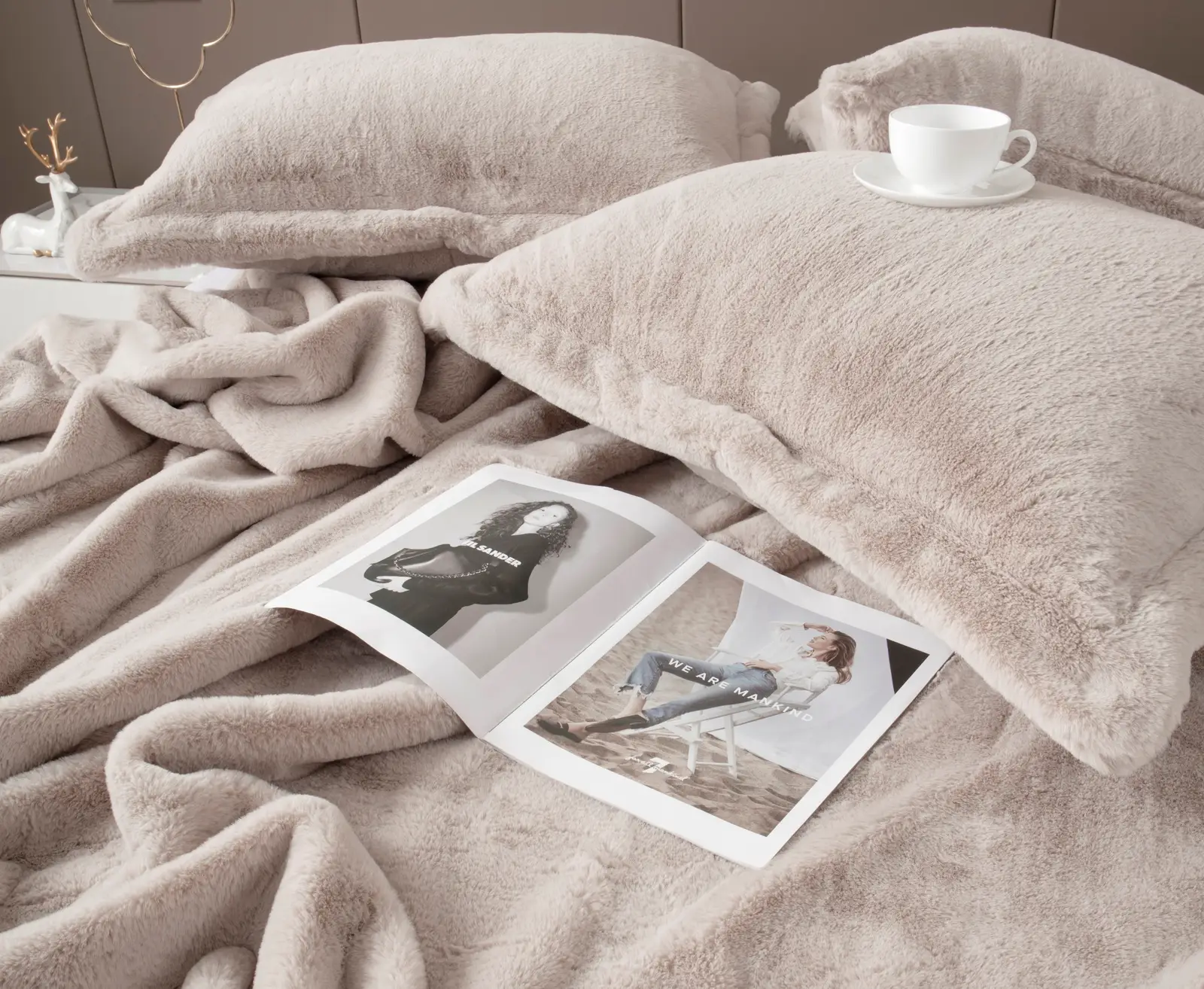 « Rabbit Fur Collection » Экрю